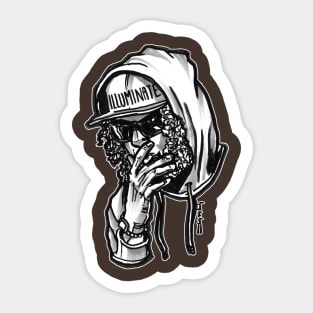 Ab-Soul Illuminate Lyrics Tee Sticker